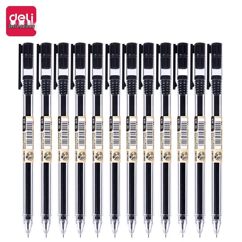 Deli S115 Gel Pen чёрный