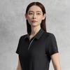 Fila Golf Series Fashionable Simple Slimming Casual Sports Golf Versatile Comfortable Knitted Short Sleeve Polo Shirt Women Tops A11W535114FBK