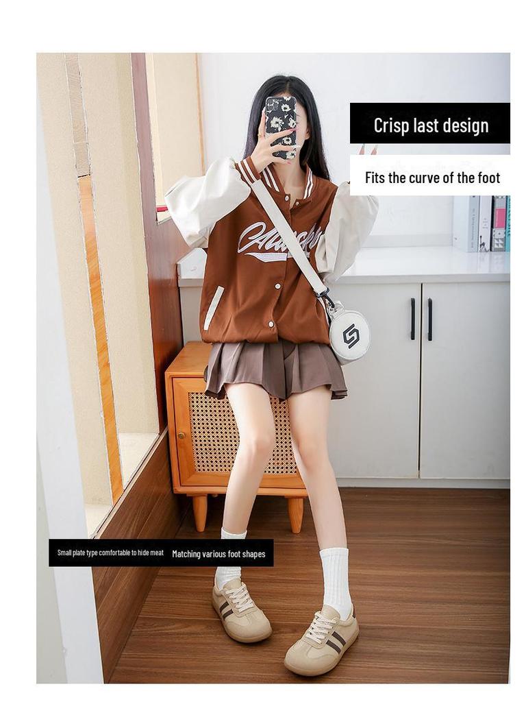 2024 Koreańskie Damskie Jesienne Buty do Biegania Forrest Gump - Modne, Codzienne, Studenckie Sportowe Sneakersy (Model 287-1)