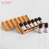 1pc Essential Oil Wooden Display 6 Slots Portable Tabletop Diffuser Stand Nail Polish Collection Perfume Holder Shelf Organizer