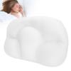 Multi Functional Foam Sleep Pillow Soft Skin Friendly Neck Head Support Care Pillow(White )