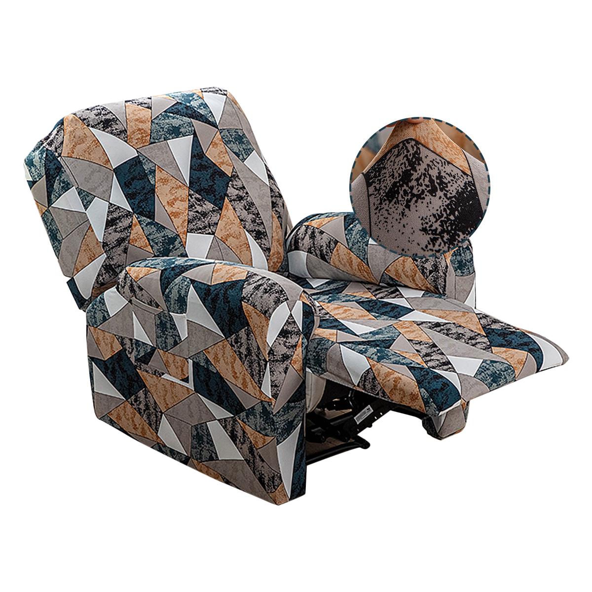 

Чехол для дивана-реклайнера, комплект, одноместное кресло, эластичный чехол, моющийся, мягкий, нескользящий, для кресла-реклайнера Relax коричневый