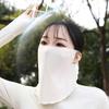 1Pcs Ice Silk Mask Cycling Sunshade Uv Protection Face And Neck Protection Sunscreen Mask For Men And Women