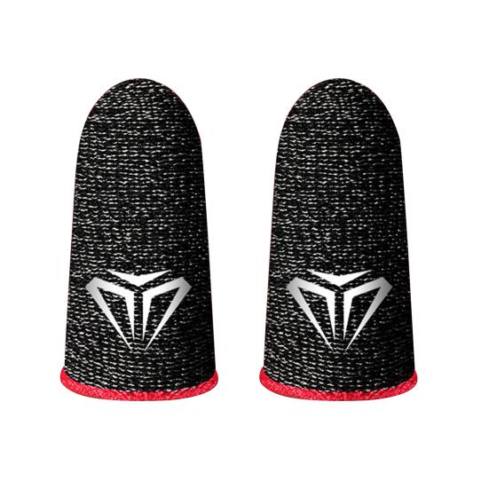 

1 пара S02 Напальчники Чувствительные Дышащие Потостойкие Перчатки-напальчники с сенсорным экраном для игры PUBG Mobile красный