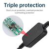 Cigarettes Lighter Adapter USB 5V to 12V Car Cigarettes Lighter Socket Female Converters Adapter Cord For Driving Recorders