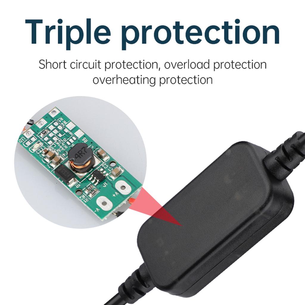 Cigarettes Lighter Adapter USB 5V to 12V Car Cigarettes Lighter Socket Female Converters Adapter Cord For Driving Recorders