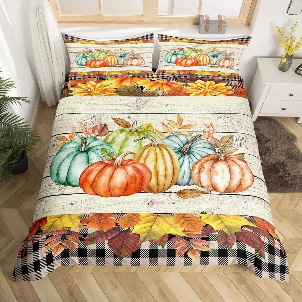 Tree of Life Duvet Cover Set, Maple Tree Bedding Sets,Gothic Nature Branch Comforter Cover Red Tree Quilt Cover King Size