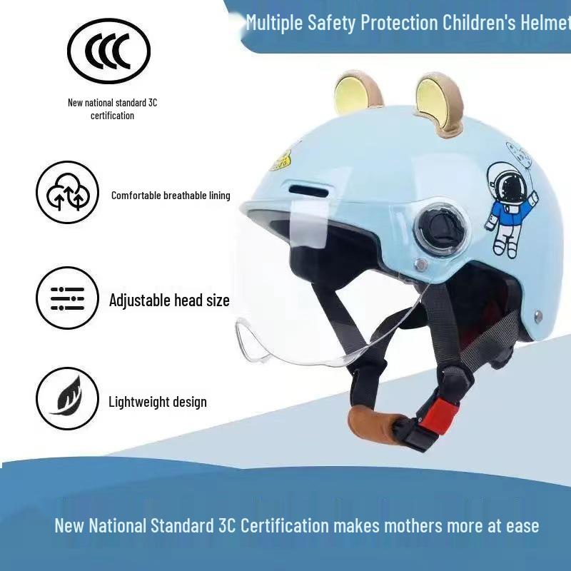 Kindersicherheitshelm 3C-Standard für Elektroroller - Universell passend für alle Jahreszeiten
