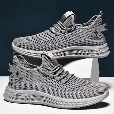 2023 Nouvelles chaussures pour hommes volantes tissées antidérapantes printemps et été chaussures de sport respirantes chaussures de course chaussures décontractées chaussures en filet léger
