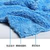 Microfiber ultrasonic trimmed coral fleece car towel thickened strong absorbent car wash towel cleaning towel