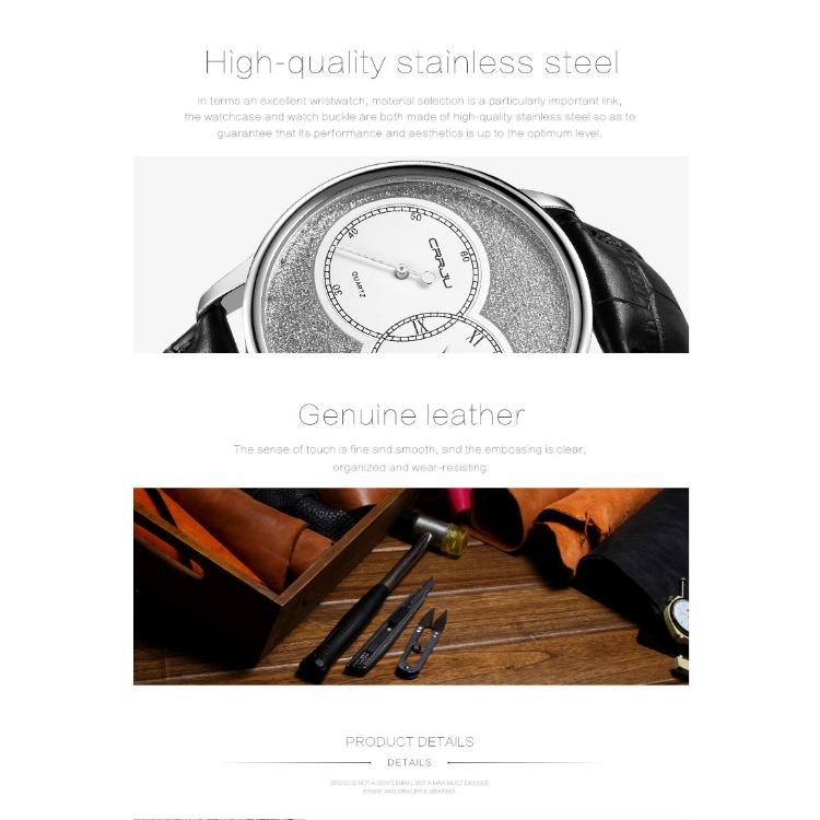 CRRJU-2133 New Men's Fashion Watch Personality Men's Quartz Watch Fashion Watch
