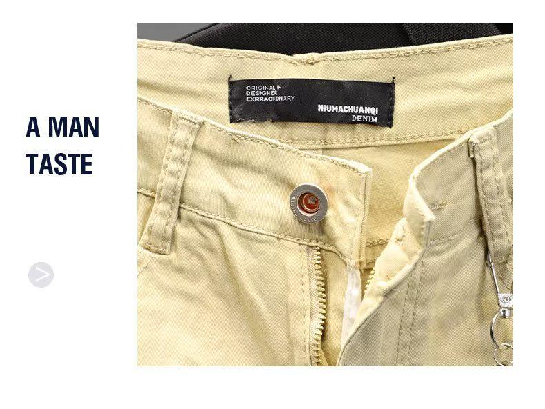 Men's Summer Casual Loose-Fit Denim Shorts - Trendy, All-Match, Straight-Cut