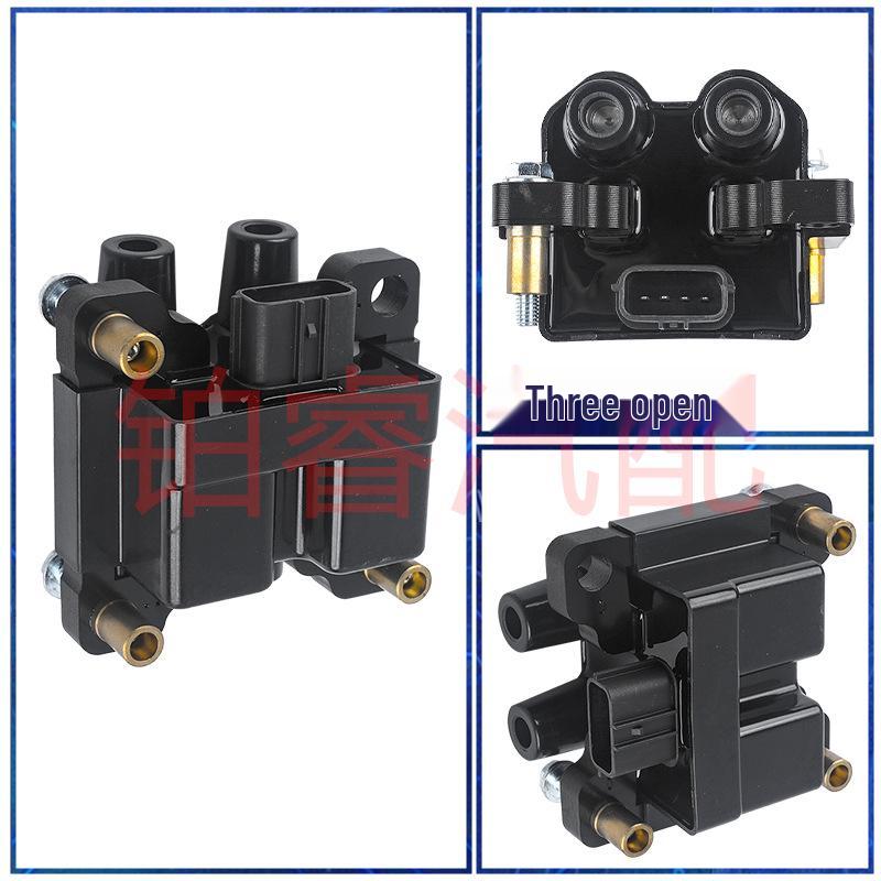 High-Voltage Ignition Coil Pack Accessory for Subaru Legacy 2.5L, Model 22433-AA580, Black