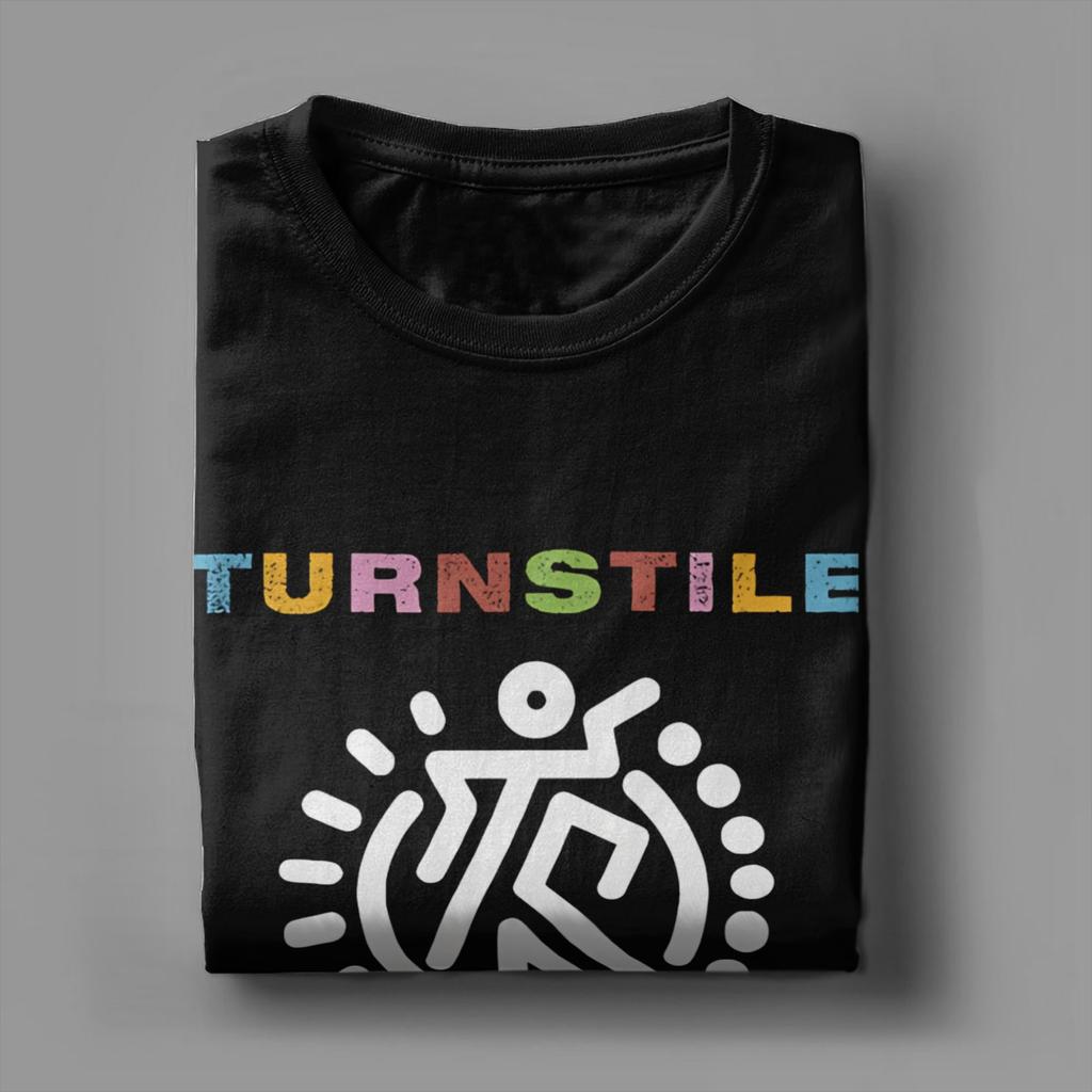 Men Women Graphic Printing Turnstile band T Shirt Tee 100% Cotton  T-shirts Clothing