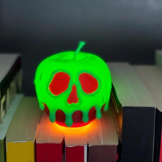 3D Printed Table Lamp Halloween Decoration Multipurpose Hand-Crafted Lamp Table Ornament Home Party Decor