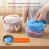 Leak-Proof Silicone Fresh Keeping Food Bucket Heat Resistant Reusable Container 800/1200/1500ml for Camping Food Storage