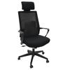 Back Cushion Black Memory Foam 40 x 40 x 11 cm