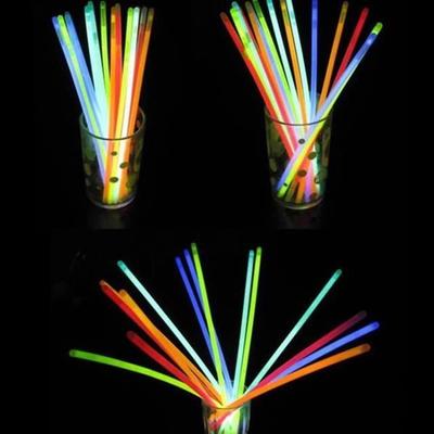 Lot de 100 bâtons lumineux fluorescents pour fête de mariage - YWEI - Bracelets et colliers - Multi-couleurs