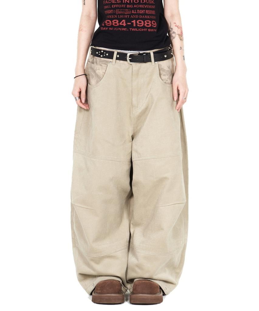 IDWS Hidden Camo Balloon Pants Beige