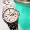 [USED] SEIKO Silver Wave Date Silver Women's Watch 889