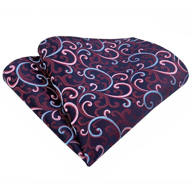 Fashionable Men's Paisley Floral Polyester Pocket Square for Suits (2025)