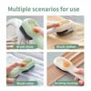 1/2Pc Cleaning Brush Soft-bristled Liquid Shoe Brush Long Handle Clothes Brush Multifunctional Shoe Cleaner Cleaning Accessories