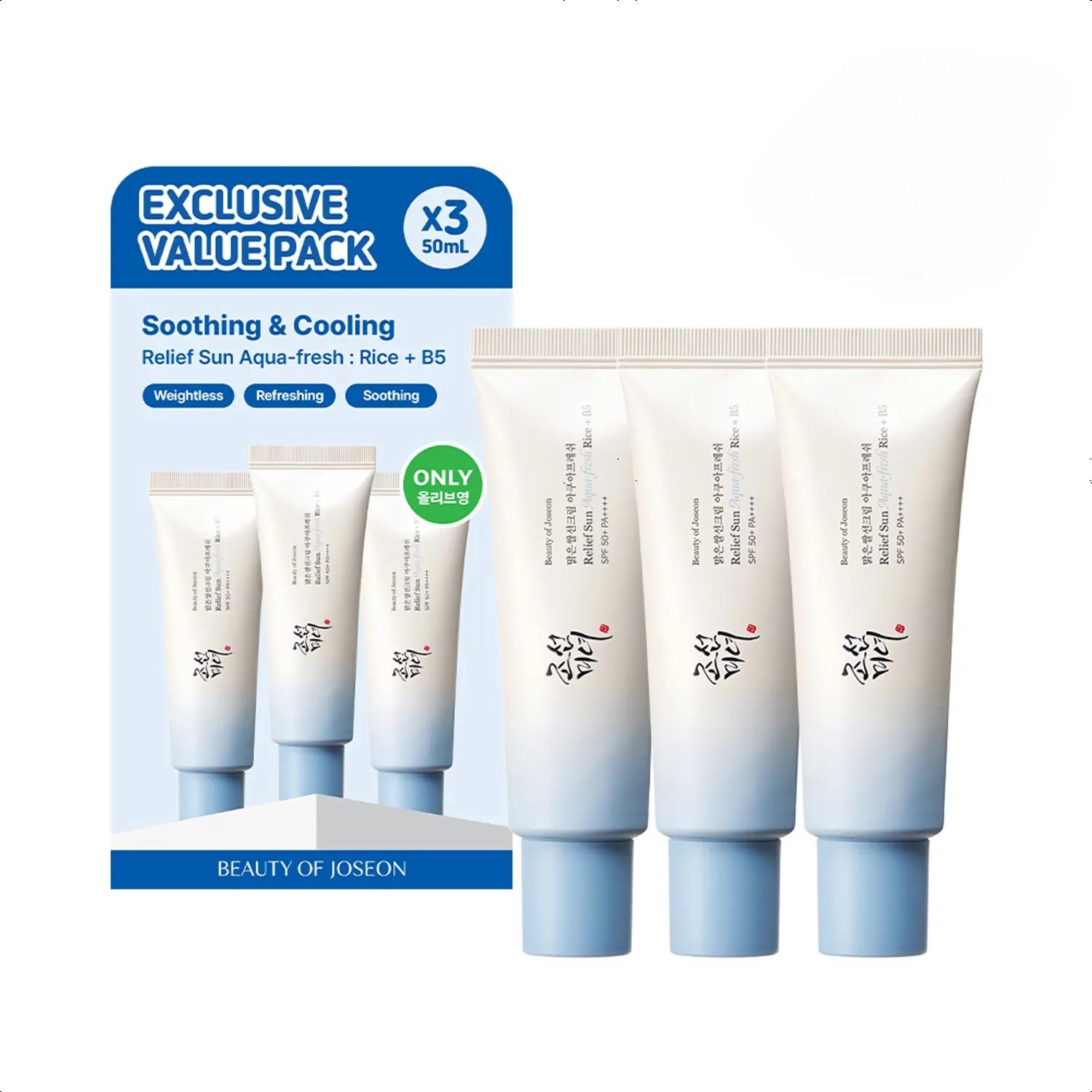 Beauty of Joseon Relief Sun Aqua Fresh Rice+B5 50ml Triple Set 50ml Triple Set