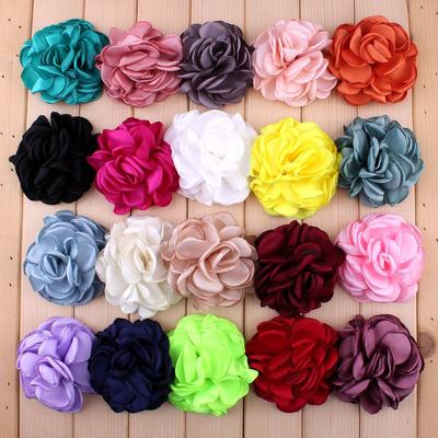 5pcs/lot 8CM 20 Colors Newborn Vintage Soft Artificial Fabric Flowers Bouquet For Wedding Bride Garland Home Flores Cloth Hat