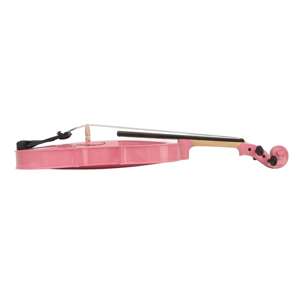 Skrzypce akustyczne 44 dzieci dorośli początkujący zestaw startowy z pudełkiem kalafonią podpórka pod ramię mikser smyczek