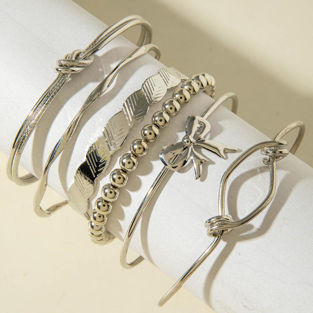 Exaggerated chain bracelet set, punk heart-shaped open bracelet bracelet wholesale