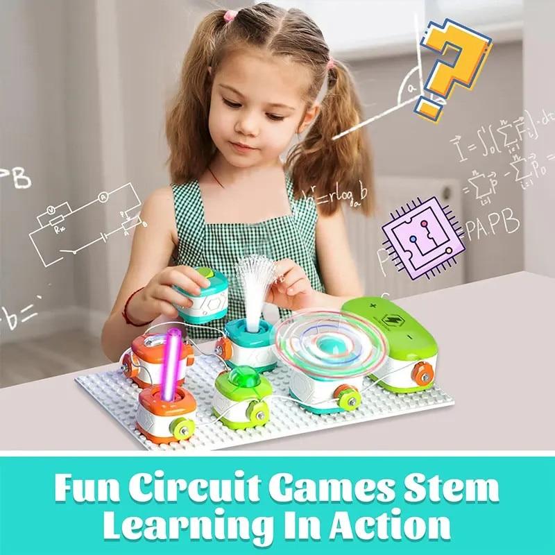 Garsonal® Kids Circuit Learning Kit, 32 Science Experiments, Educational DIY Creative Toy for Children Ages 6+