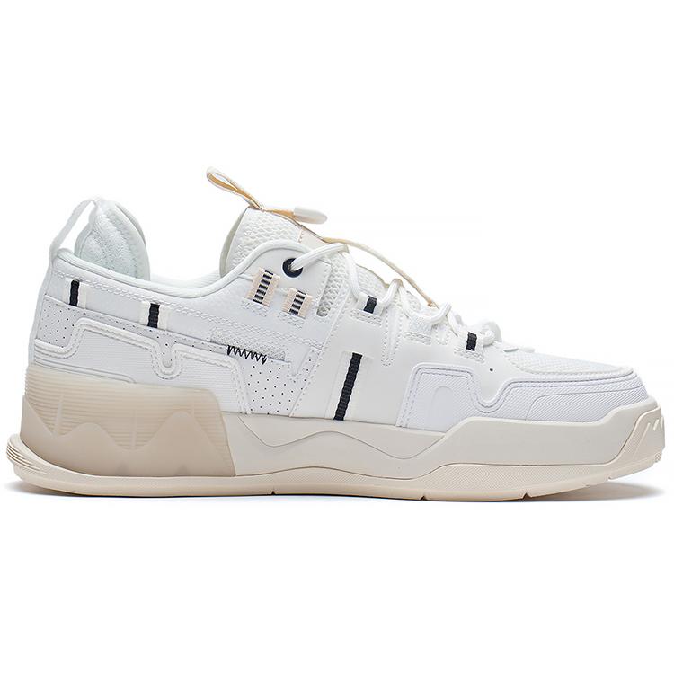 Li Ning Shiny Star 1.5 Shiny Star 1.5 Classic Low Top Skateboard Shoes Men's Mist White AGCS057-4