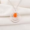 Carnelian Gemstone Jewelry, 925 Solid Sterling Silver Pendant, Handmade Dazzling Silver Pendant Jewelry For Thanksgiving Gift