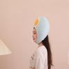 Convenient Plush Duck Egg Head Cover Unique Soft Plush Head Cover Funny Comfortable Cartoon Head Cover Performance Use