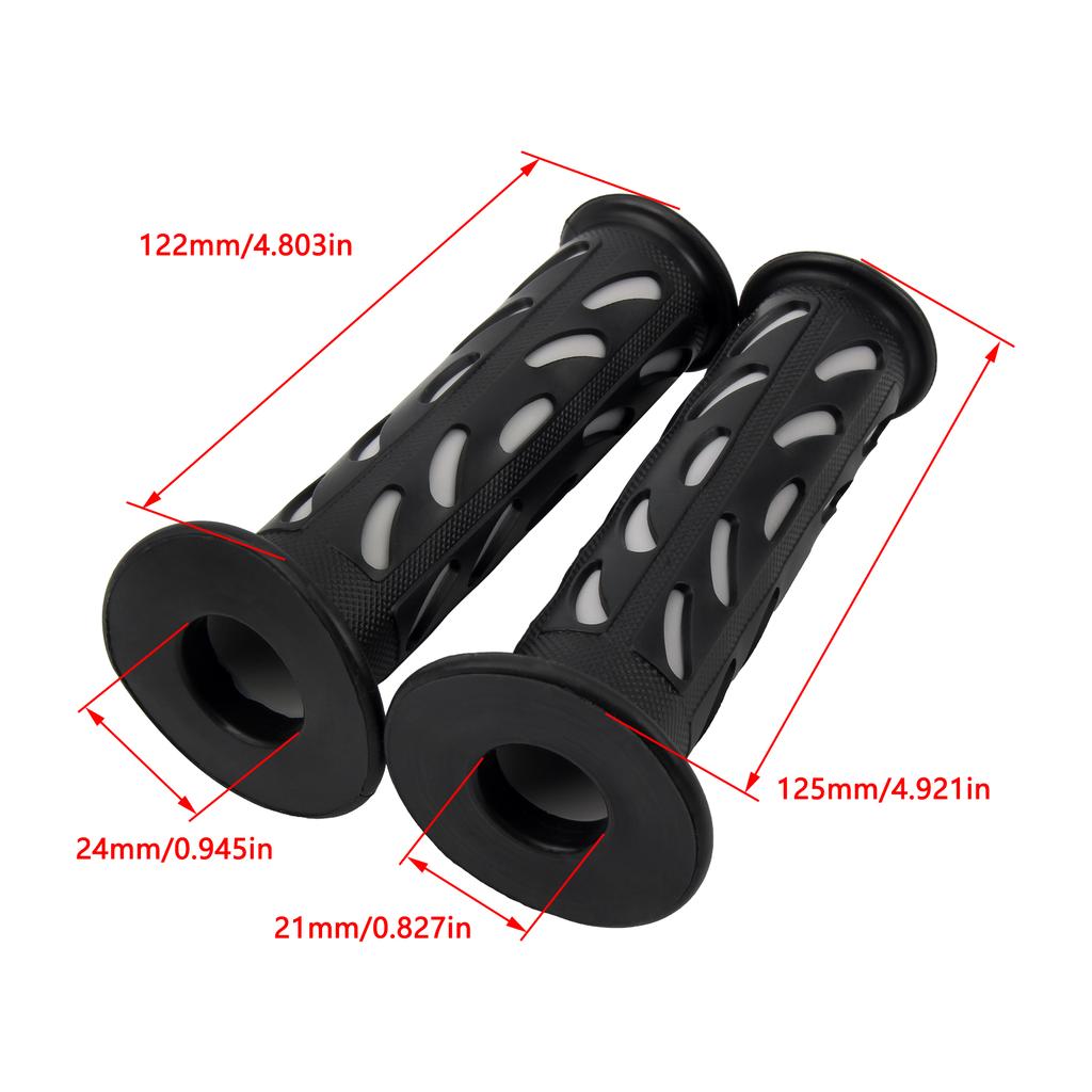 Dirt Bike Motorcycle Rubber Handlebar Grips For Yamaha Kawasaki Honda Suzuki Universal 7/8 "22 24MM Moto Handle Bar Hand Grip