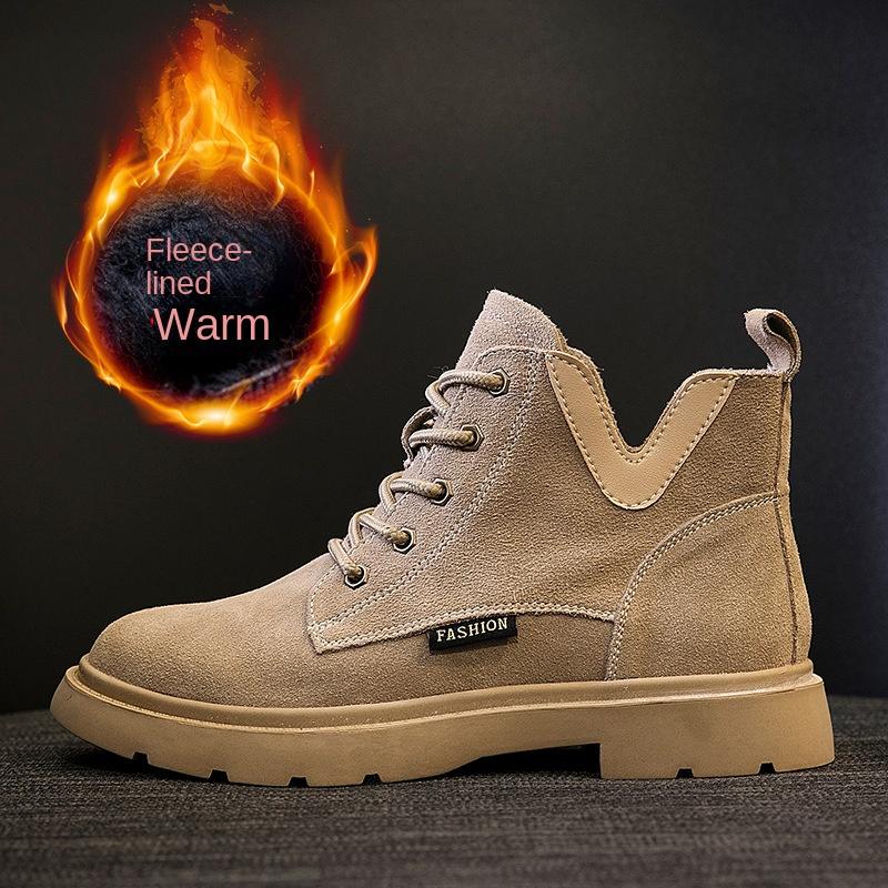 Осенне-зимние новые женские кожаные короткие сапоги черные локомотивные женские сапоги 40