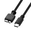 Bochara Type C 3.0 To Micro USB 3.0 Type B Data Cable Foil+Braided Shielded for HDD Mobile