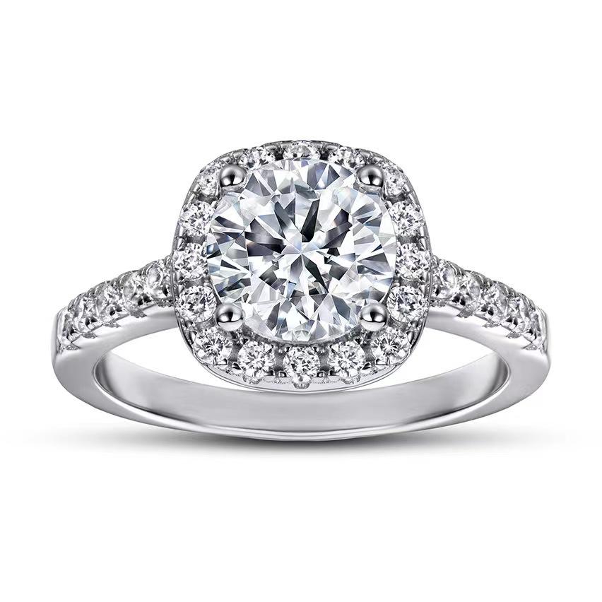 

Gica Gema Европа и Соединенные Штаты Подарок на День святого Валентина Ювелирные изделия Модное обручальное кольцо Желание взрывного женского кольца с бриллиантом и цирконием About 17.5mm белый