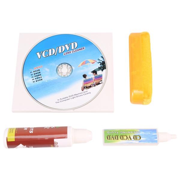

Комплект для чистки линз плеера CD DVD Rom 4 в 1