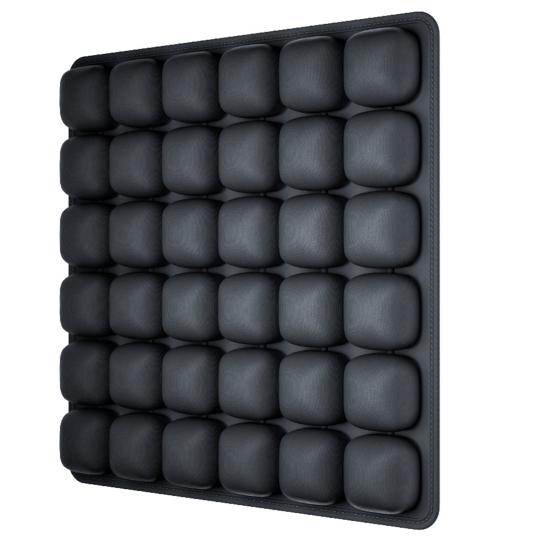 Reisepute 3D Luftoppblåsbar Sittepute med Sklisikker Bunn Ergonomisk Design Pustende Justerbar Bærbar Reisesittepute