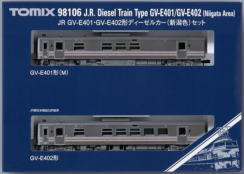 TOMYTEC TOMIX N Gauge JR Type Niigata Color Set 98106 Railway Model Diesel Car GV-E401/GV-E402