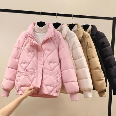 Women Jacket Winter Parkas Down Cotton Jackets Stand Collar Casual Warm Parka Short Coat  New Female Overcoat Outwear