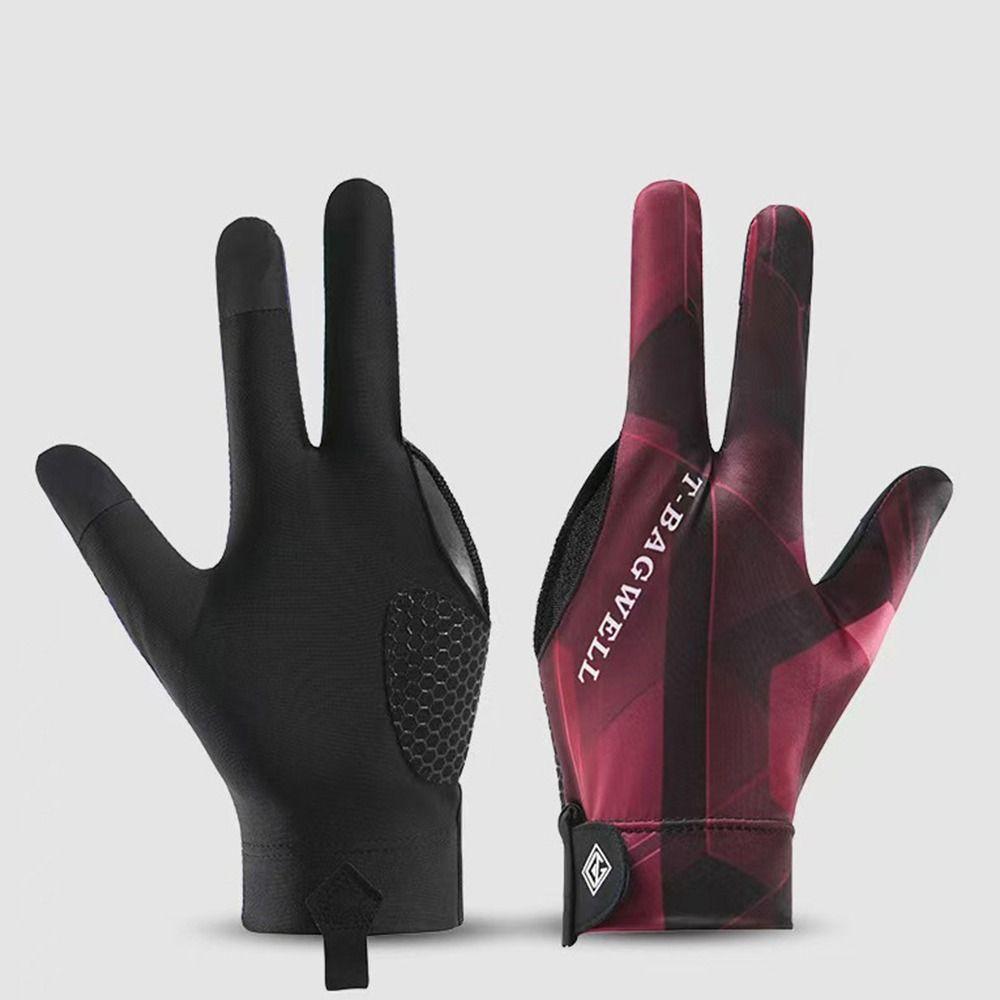 Non Slip Billiards Glove Left Hand Billiard Training Gloves  Fitness Accessories