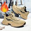 Autumn and Winter Velvet Warm Large Size Fashion Casual Men's Shoes Outdoor Sports Running Shoes Non-slip Waterproof Lightweight