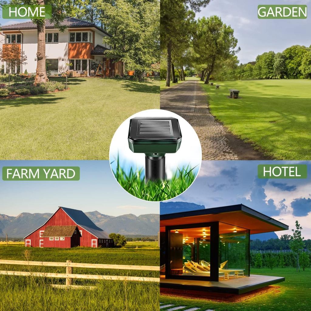 LED Solar Rat  Square Ground Rat Farm Solar Snake