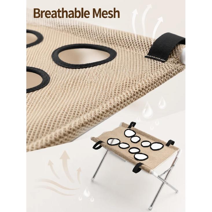 1Pcs Portable Pet Foldable Nail Grooming Bath Hammock Stand Clipping Helper Mesh Bathing Drying Table for Kitten Small Cats