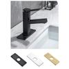 Deck Plate Cover Bathroom Sink Cover Easy Installation Elegant Touch Modern Look Rust Resistant Bathroom Decor