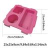 EVA Phone Storage Lid Cup Organizer Holder Rack Bag Top Snack Tray Waterproof Soft Cover Divider for Beach Trip Camping Travel