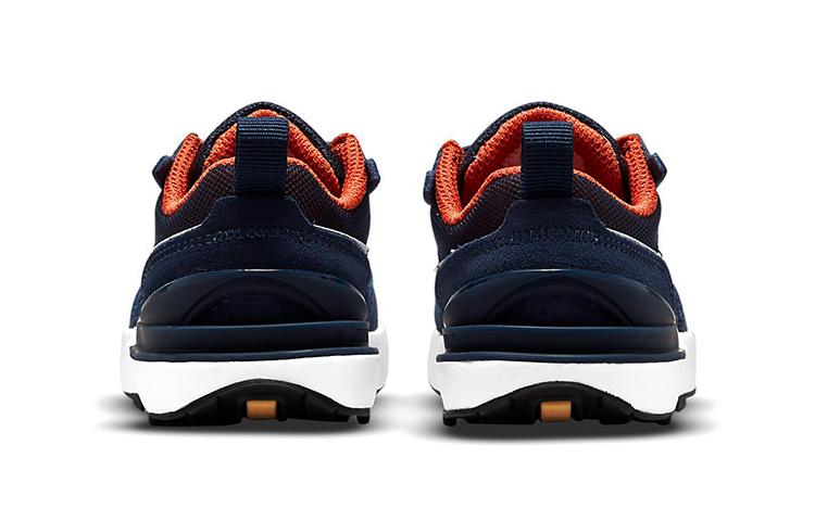 Nike Waffle One Low Top Sports Casual Shoes Blue Orange Infant And Toddler DC0479-401