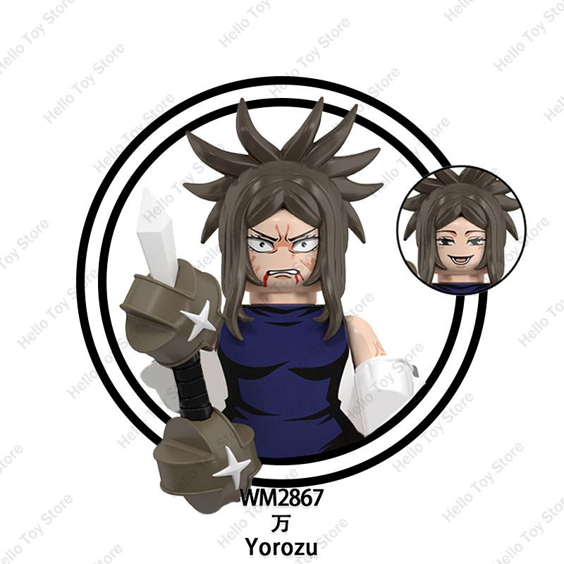 Jujutsu Kaisen Hot Anime Mini Acion Figures Satoru Gojo Model Classic Cartoon Building Blocks Itadori Yuji Dolls Bricks Toy Gift